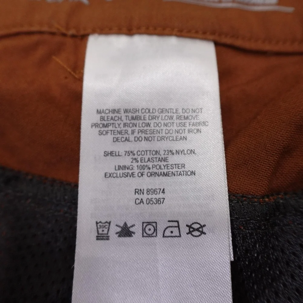 Mountain Hardwear Pants Mens 38x32 Brown AP Pant Hiking Stretch Zip Pocket